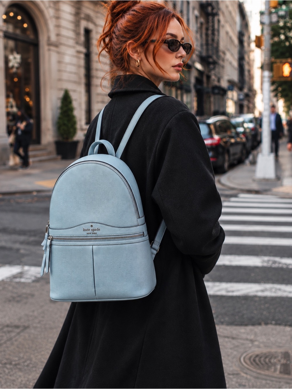 Kate Spade Light Blue Backpack